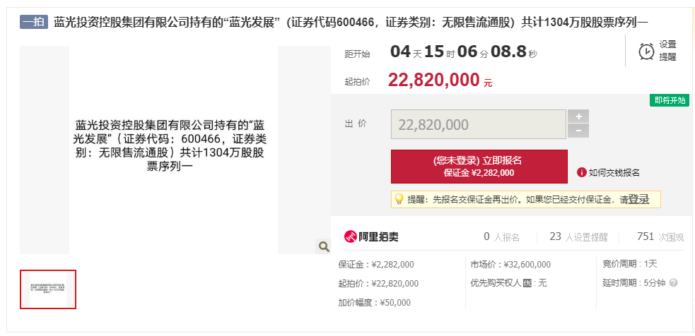 起拍价2.1亿元！潮州农商银行7000万股股权将司法拍卖|界面新闻 · 快讯